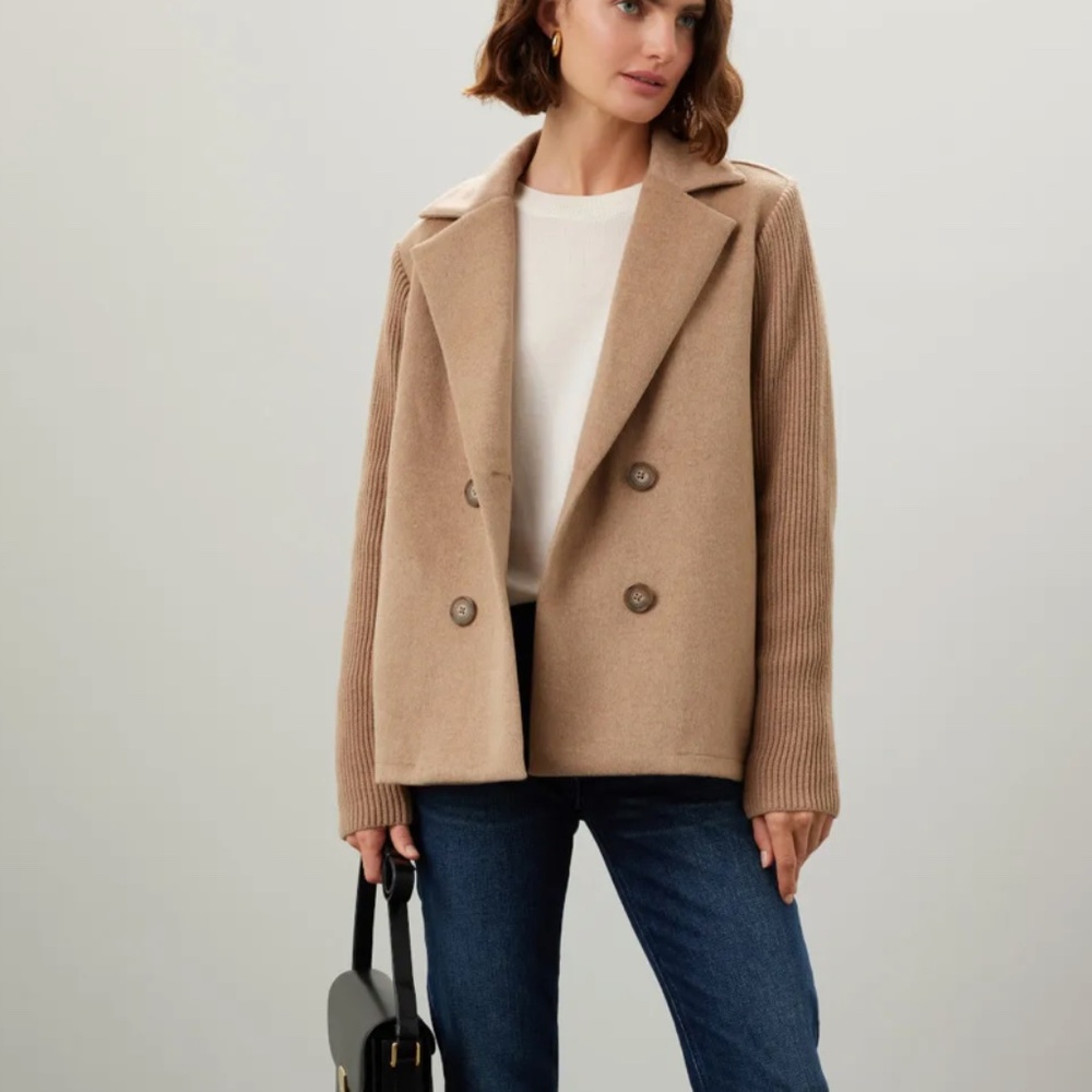 NWOT Splendid Singrid Mixed Media Blazer